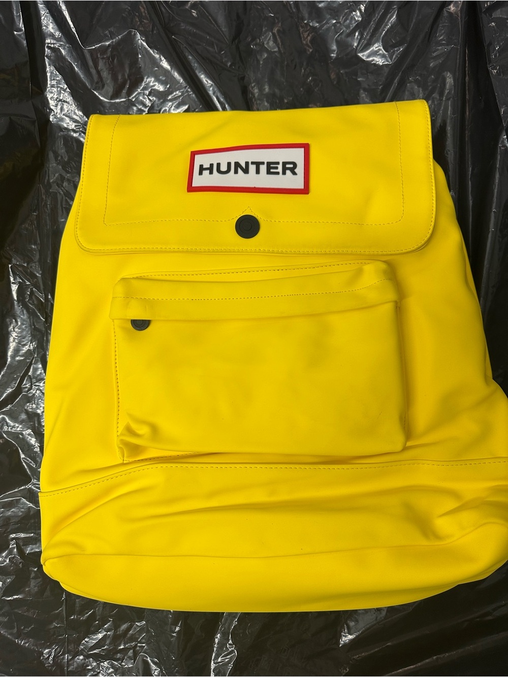 Hunter Bright Yellow Men's Backpack with Front Pocket